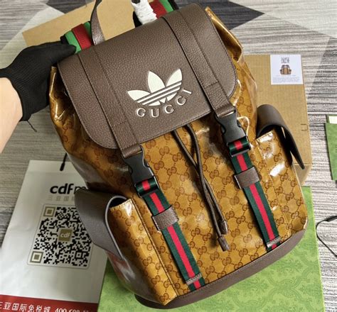 gucci adidas collab backpack